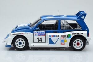 MG Metro 6R4 #14 D. Llewellin / P. Short RAC Rally 1986 IXO 1:18 18RMC068C Metalli — kuva 3 / 6