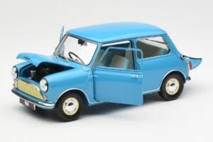 Morris Mini Minor Sininen Kyosho 1:18 08964BL Metalli — kuva 2 / 8