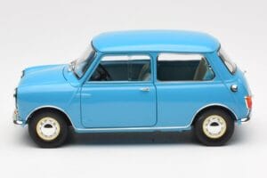 Morris Mini Minor Sininen Kyosho 1:18 08964BL Metalli — kuva 4 / 8