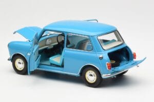 Morris Mini Minor Sininen Kyosho 1:18 08964BL Metalli — kuva 5 / 8