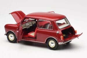 Morris Mini Minor Punainen Kyosho 1:18 08964R Metalli — kuva 5 / 8