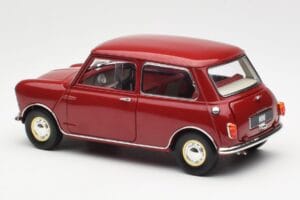 Morris Mini Minor Punainen Kyosho 1:18 08964R Metalli — kuva 7 / 8