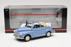 Morris Minor Avoauto Sininen Minichamps 1:18 150137030 Metalli — kuva 8 / 8