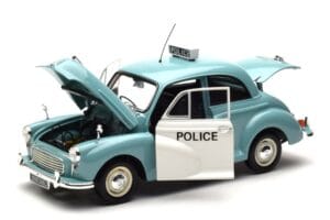 Morris Minor Poliisi Sininen & Valkoinen Minichamps 1:18 150137090 Metalli — kuva 2 / 8
