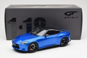 Nissan Fairlady Z Z35 Bayside Sininen GT Spirit 1:18 GT387 Hartsi — kuva 6 / 6