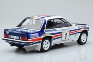 Opel Ascona 400 Rothmans #1 W. Rohrl / C. Geistdorfer Rally Acropolis 1982 IXO 1:18 18RMC097A Metalli — kuva 2 / 6