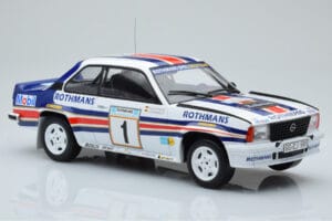 Opel Ascona 400 Rothmans #1 W. Rohrl / C. Geistdorfer Rally Acropolis 1982 IXO 1:18 18RMC097A Metalli — kuva 4 / 6