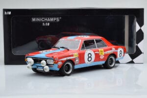 Opel Commodore A Steinmetz #8 Tuerlinx / T. Pilette 24 Hours of Spa 1972 Minichamps 1:18 155724608 Metalli — kuva 6 / 6