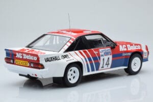 Opel Manta 400 #14 J. McRae / I. Grindrod RAC Rally 1985 IXO 1:18 18RMC098 Metalli — kuva 2 / 6