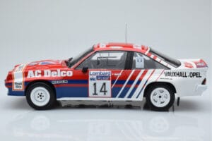 Opel Manta 400 #14 J. McRae / I. Grindrod RAC Rally 1985 IXO 1:18 18RMC098 Metalli — kuva 3 / 6
