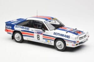 Opel Manta 400 Rothmans #8 J. McRae / I. Grindrod Lombard RAC Rally 1983 IXO 1:18 18RMC038A Metalli — kuva 4 / 6