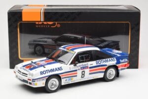 Opel Manta 400 Rothmans #8 J. McRae / I. Grindrod Lombard RAC Rally 1983 IXO 1:18 18RMC038A Metalli — kuva 6 / 6