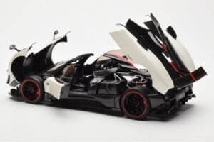Pagani Zonda Cinque Roadster Valkoinen Benny Almost Real 1:18 850611001 Metalli — kuva 5 / 8
