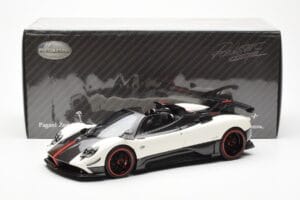 Pagani Zonda Cinque Roadster Valkoinen Benny Almost Real 1:18 850611001 Metalli — kuva 8 / 8