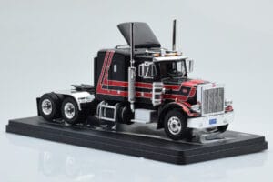 Peterbilt 359 Musta Punainen IXO 1:43 TR158 Metalli — kuva 3 / 4