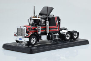 Peterbilt 359 Musta Punainen IXO 1:43