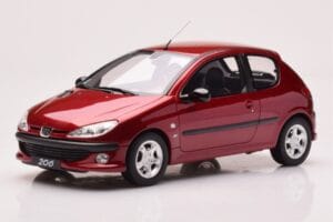 Peugeot 206 S16 Punainen Otto 1:18 OT1039