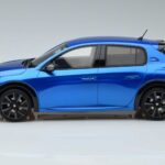 Peugeot 208 GT Line Sininen Otto 1:18 OT392 Hartsi - image 3 of 6