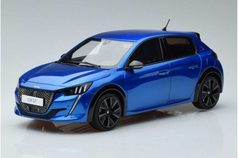 Peugeot 208 GT Line Sininen Otto 1:18 OT392 Hartsi