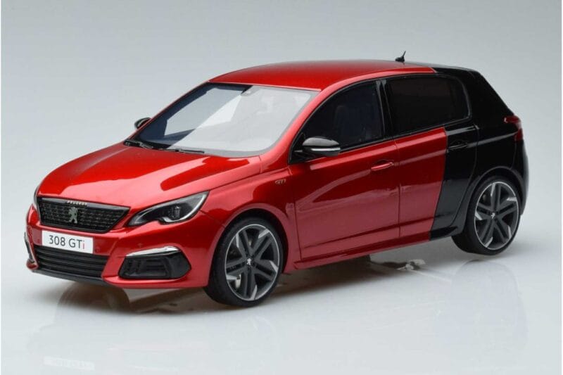 Peugeot 308 T9 GTI Punainen Otto 1:18 OT368 Hartsi