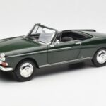 Peugeot 404 Avoauto Antique Green Rajoitettu Erä Norev 1:18 184829