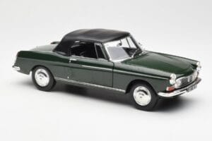 Peugeot 404 Avoauto Antique Green Rajoitettu Erä Norev 1:18 184829 Metalli — kuva 6 / 8