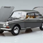 Peugeot 404 Coupe Graphite Harmaa Norev 1:18 - image 2 of 7