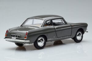 Peugeot 404 Coupe Graphite Harmaa Norev 1:18 184834 Metalli — kuva 3 / 7