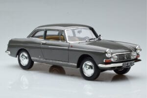 Peugeot 404 Coupe Graphite Harmaa Norev 1:18 184834 Metalli — kuva 5 / 7