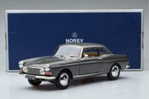 Peugeot 404 Coupe Graphite Harmaa Norev 1:18 184834 Metalli — kuva 7 / 7