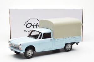 Peugeot 404 Pickup Bache Pastellinsininen Otto 1:18 OT1036 Hartsi — kuva 6 / 6