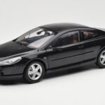 Peugeot 407 Coupe Musta Norev 1:18
