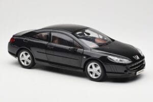 Peugeot 407 Coupe Musta Norev 1:18 184752 Metalli — kuva 6 / 8