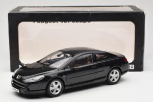 Peugeot 407 Coupe Musta Norev 1:18 184752 Metalli — kuva 8 / 8