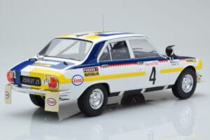 Peugeot 504 Ti #4 T. Makinen / H. Liddon Rally Morocco 1975 IXO 1:18 18RMC044B Metalli — kuva 2 / 6