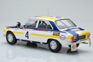 Peugeot 504 Ti #4 T. Makinen / H. Liddon Rally Morocco 1975 IXO 1:18 18RMC044B Metalli — kuva 5 / 6