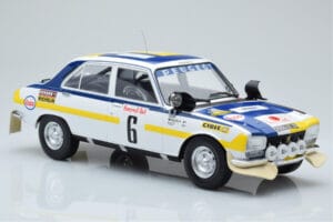 Peugeot 504 Ti #6 H. Mikkola / A. Hertz Rally Morocco 1975 IXO 1:18 18RMC044A Metalli — kuva 4 / 6