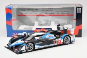 Peugeot 908 HDI FAP LMP1 #7 N. Minassian / P. Lamy / C. Klien 6th Place 24 Hours of Le Mans 2009 Minichamps 1:18 150091207 Me — kuva 6 / 6