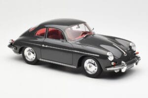 Porsche 356B 2000 GS Carrera 2 Harmaa GT Spirit 1:18 GT793 Hartsi — kuva 4 / 6