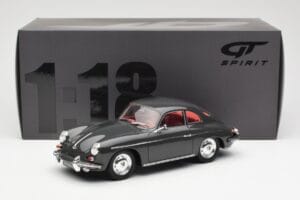 Porsche 356B 2000 GS Carrera 2 Harmaa GT Spirit 1:18 GT793 Hartsi — kuva 6 / 6