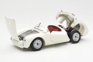 Porsche 550 Spyder 70 Vuotta Edition Valkoinen Schuco 1:18 450033300 Metalli — kuva 2 / 8