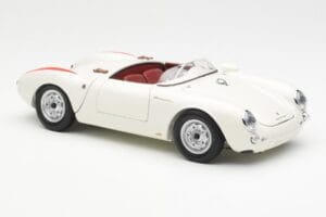 Porsche 550 Spyder 70 Vuotta Edition Valkoinen Schuco 1:18 450033300 Metalli — kuva 6 / 8
