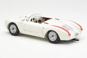 Porsche 550 Spyder 70 Vuotta Edition Valkoinen Schuco 1:18 450033300 Metalli — kuva 7 / 8