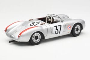 Porsche 550 RS Spyder #37 H. Polensky / R. von Frankenberg 24 Hours of Le Mans 1955 Schuco 1:18 450033400 Metalli — kuva 3 / 8