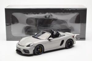 Porsche 718 Spyder Crayon Harmaa GT Spirit 1:18 GT436 Hartsi — kuva 6 / 6