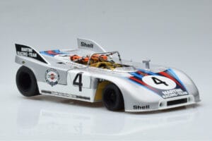 Porsche 908/03 #4 V. Elford / G. Larrousse 1000km Nurburgring 1971 AUTOart 1:18 87181 Metalli — kuva 5 / 8