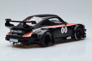 Porsche 911 930 RWB Yaju Musta GT Spirit 1:18 GT413 Hartsi — kuva 2 / 6