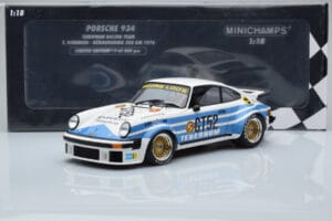 Porsche 911 934 Tebernum Racing Team #52 T. Schenken Nurburgring 300km 1976 Minichamps 1:18 155766452 Metalli — kuva 6 / 6