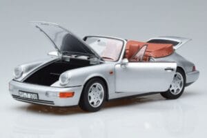 Porsche 911 964 Carrera 2 Avoauto Hopea Norev 1:18 187330 Metalli — kuva 2 / 7