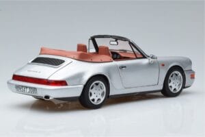 Porsche 911 964 Carrera 2 Avoauto Hopea Norev 1:18 187330 Metalli — kuva 3 / 7